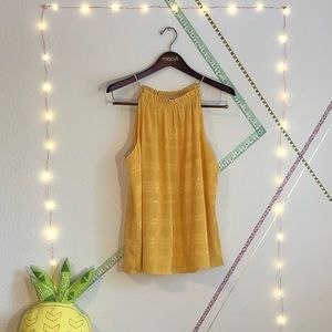 Skies Are Blue | Ginni Ruffle Neck Halter Blouse